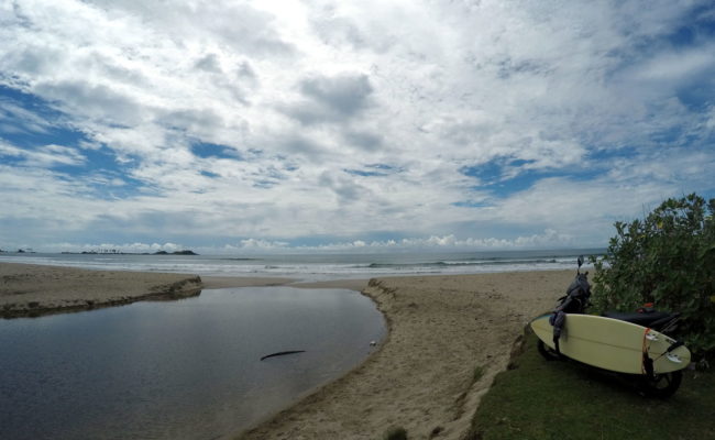 Motorem po plaży